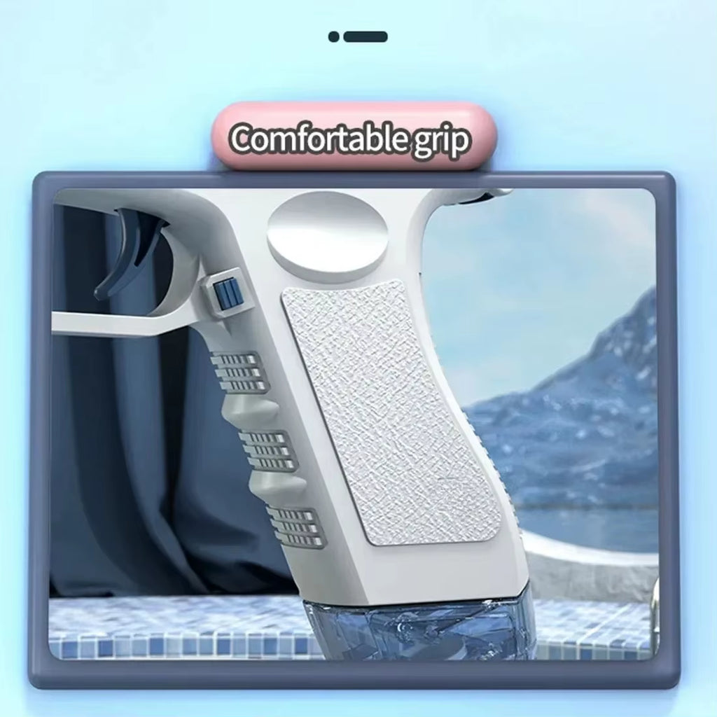 Blue Electric Water Guns for Kids & Adults - High-Pressure Auto Spray for Pool, Beach, Outdoor Fun